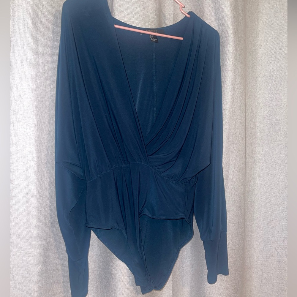 Women’s green bodysuit